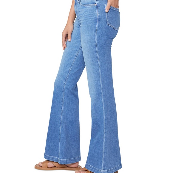 Paige Genevieve Golden Years High Rise Flare Jeans Size 32 NWT - Picture 5 of 9